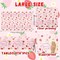 Strawberry Baby Shower Decorations Tablecloth, 3Pcs A Berry Sweet Baby is on The Way Decorations Strawberry Tablecloth, Sweet Baby Table Cover for Strawberry Baby Shower Supplies